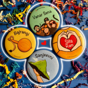 Ramayan Theme Badges (Set of 4)